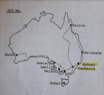 Kaart Australië